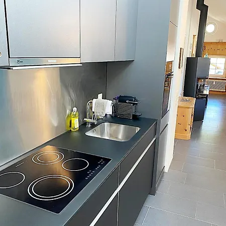 Alpenstil - 60m2 Dachstockwohnung Mit Garage - Bm186 蓬特雷西纳